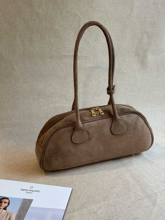 Borsa Baguette in Scamosciato KLARA