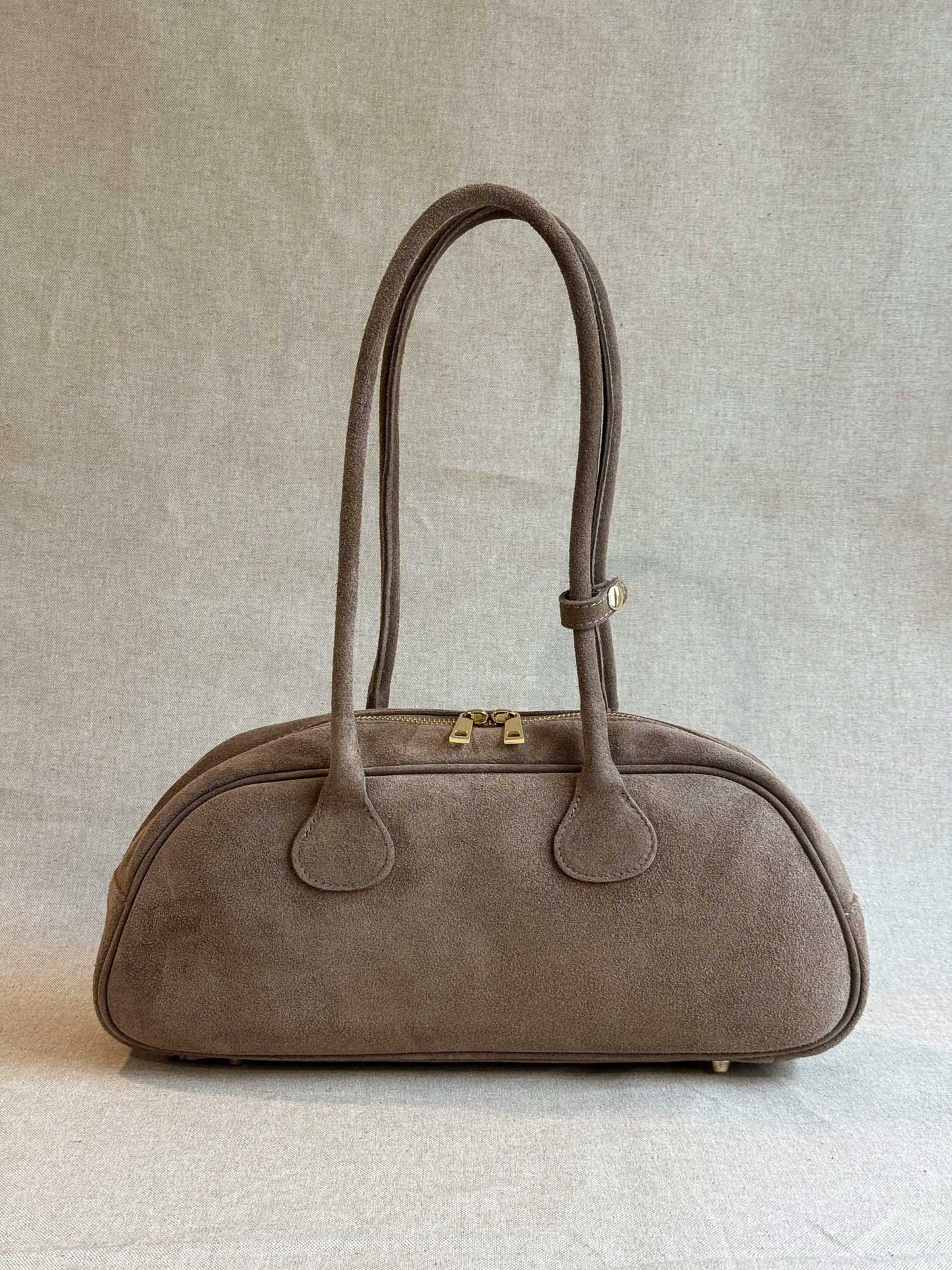 Borsa Baguette in Scamosciato KLARA