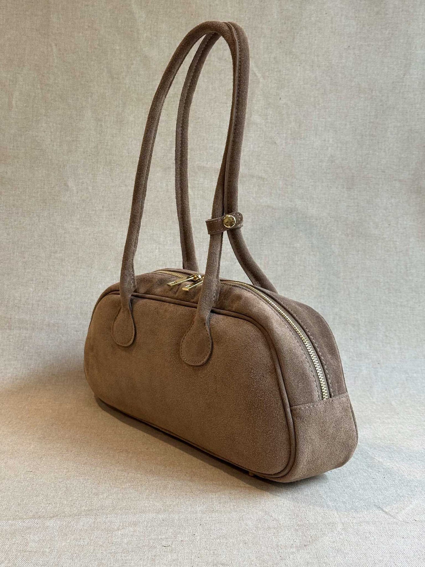 Borsa Baguette in Scamosciato KLARA