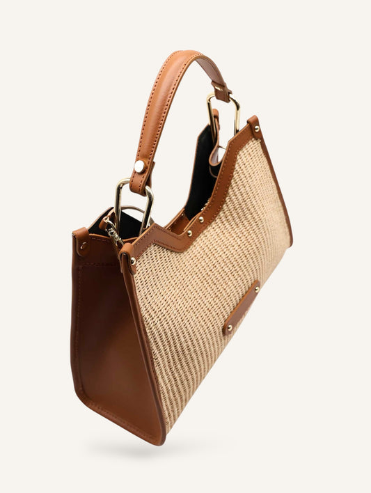 Borsa a Mano in Rafia CLAUDIA